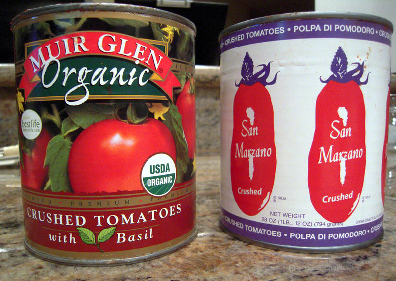 Canned tomatoes