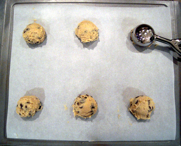 Chocolate chip dough balls