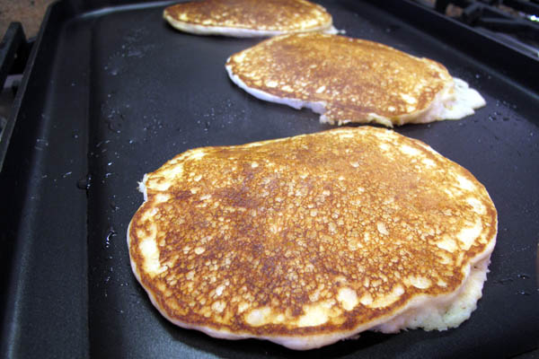 Panckes flipped