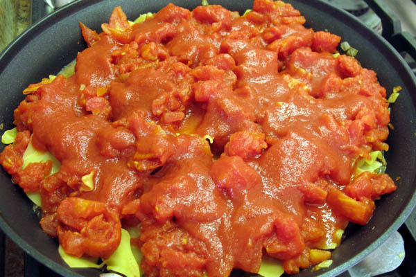 Skillet lasagna tomato sauce