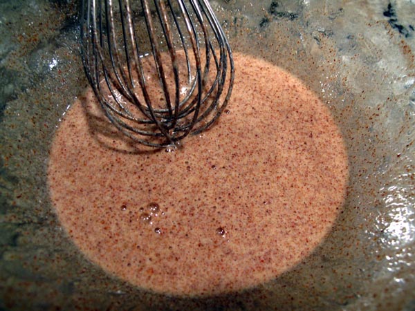 Spice nut batter