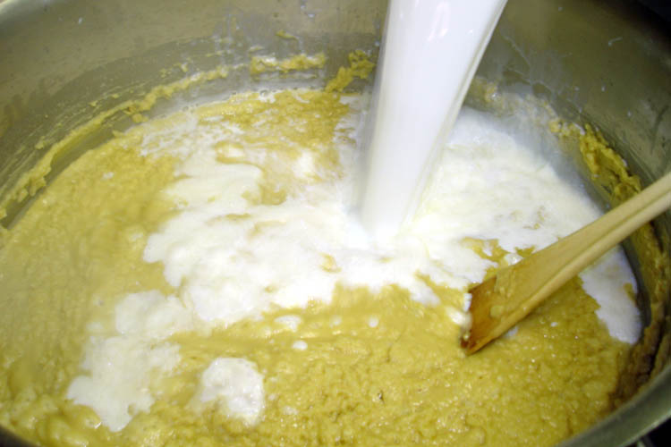 Croquetas milk to roux