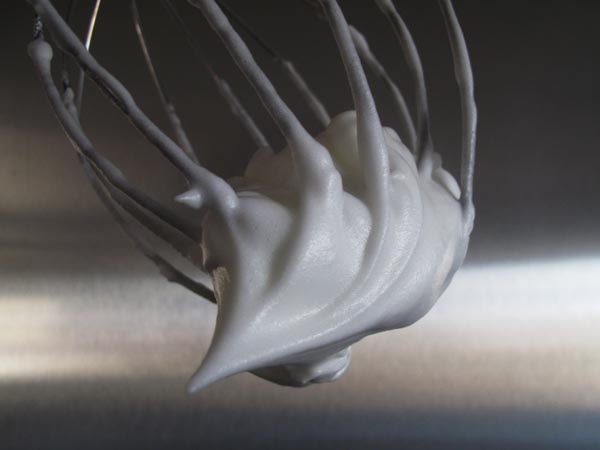 Choc souffle egg whites whisk