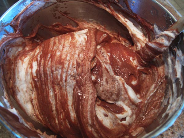Choc souffle folding