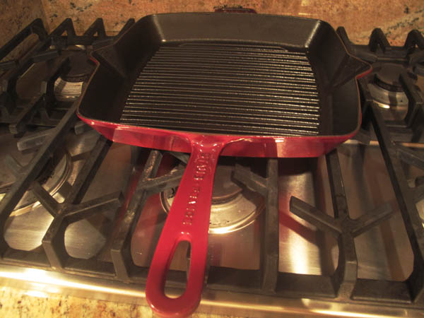 Staub cast iron grill pan