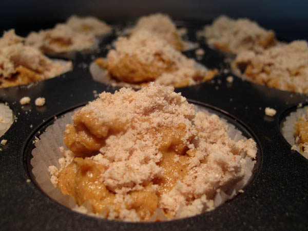 Streusel in pans