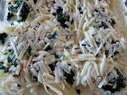 Breakfast strata filling