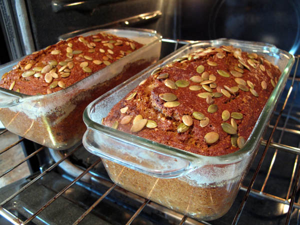 Pumpkin bread oven