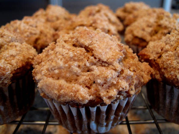 Muffins cooling