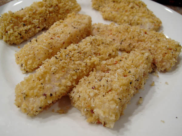 Fish sticks bread crumbs
