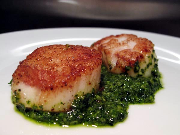 Seared scallops 1