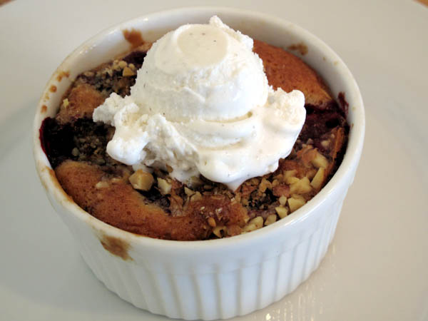 Blackberry Walnut Cake Ice Cream
