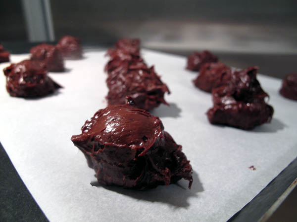 Triple Chocolate Cookies balls
