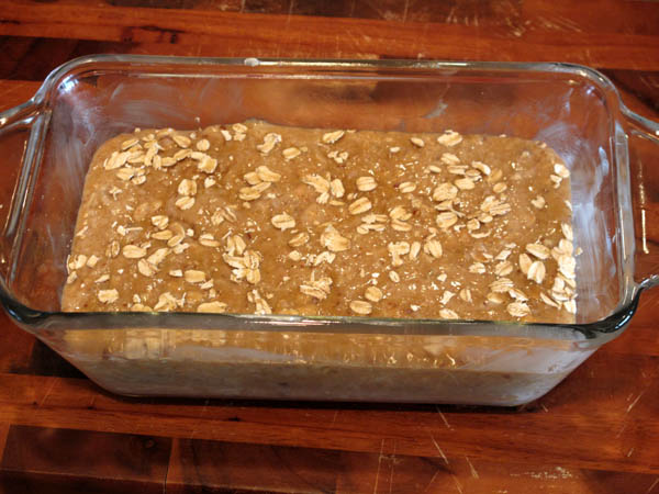 Applesauce Oatmeal Bread batter