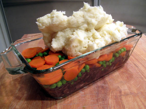 Shepherd pie layers