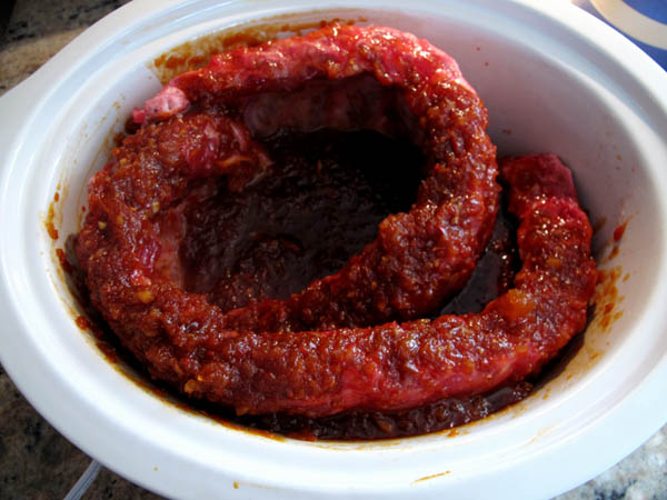 Baby back ribs pot