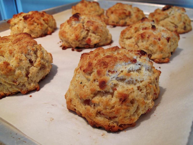 Bacon biscuits pan