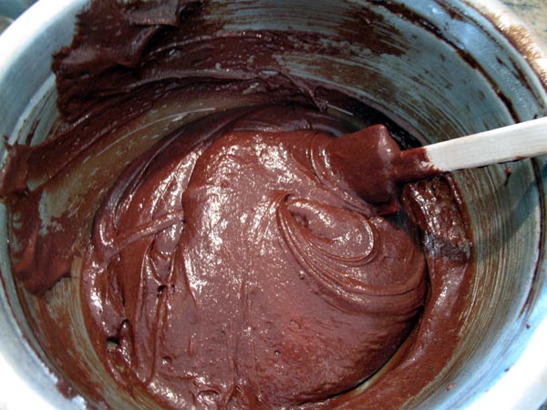 Brownie batter bowl