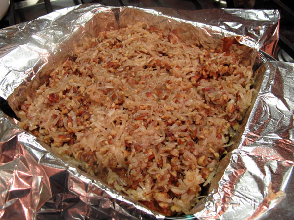 Oatmeal Cake Broiled Coconut Icing