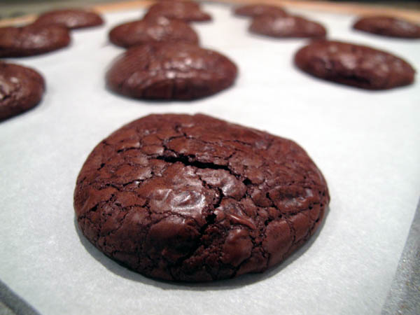 Triple Chocolate Cookies Baked