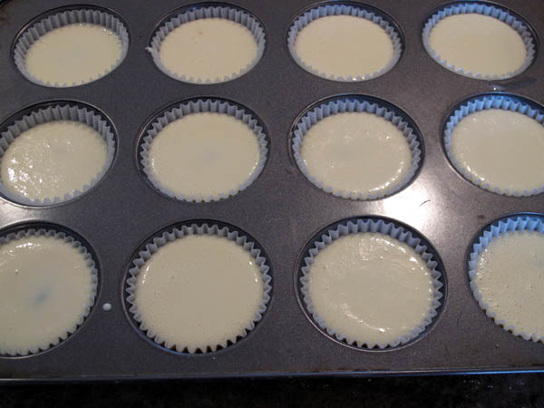 Mini Cheesecakes filling