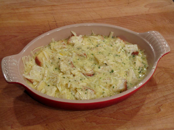 Overnight Cheddar Omelet Prebake