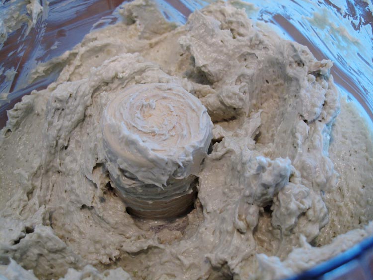 Cheese log blended