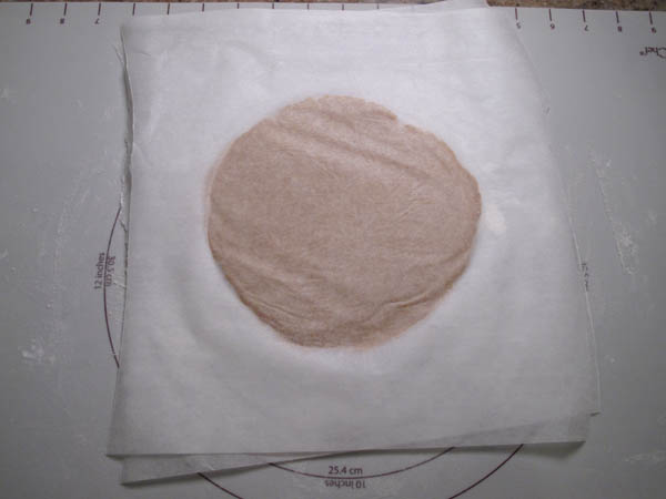 Rustic Free Form Apple Tartlet parchment