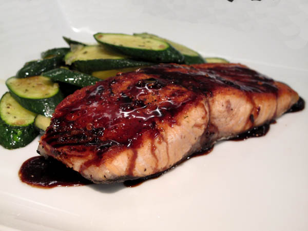 Balsamic Maple Glazed Salmon