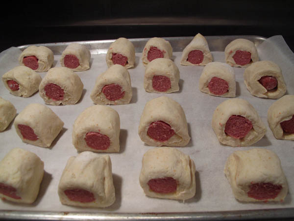 Pigs n blanket prebake