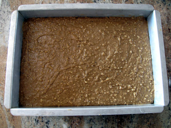 Chewy Nut Blond Brownies prebake