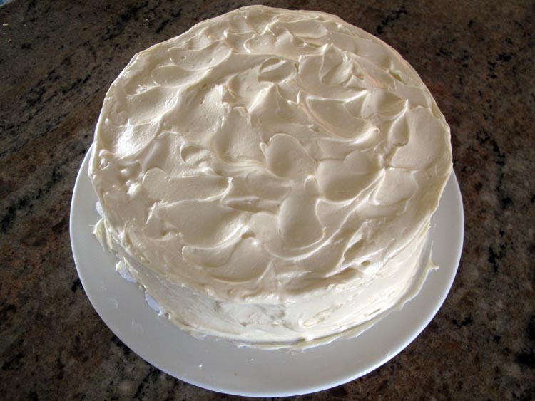 Banana Cake frosted