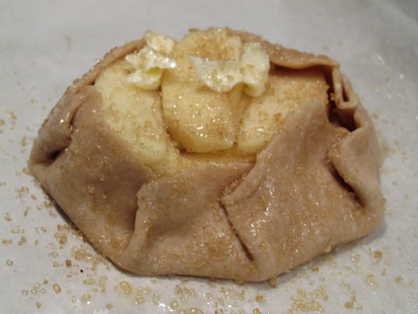 Rustic Free Form Apple Tartlet prebake