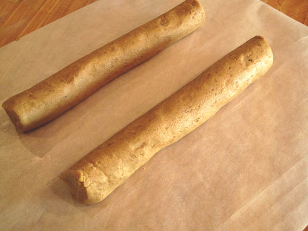 Butterscotch Walnut Icebox Cookie rolls