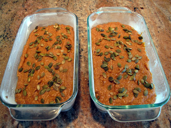 Pumpkin Bread batter
