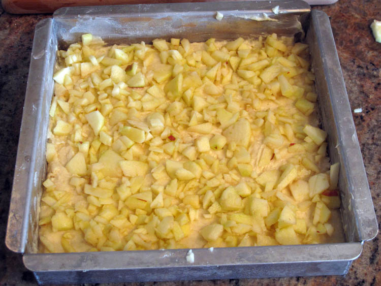 Apple Crumble Coffe Cake apples