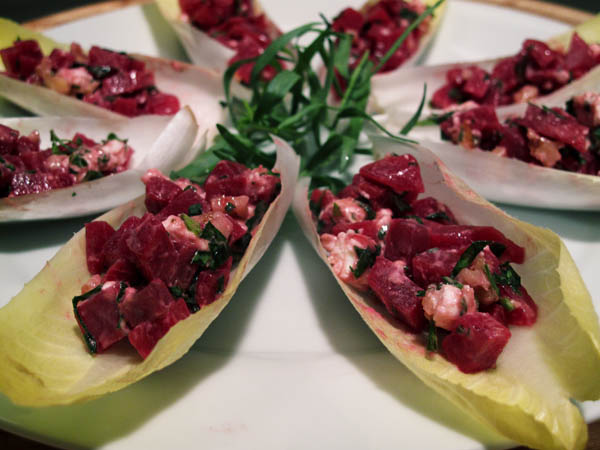 Beet Goat Cheese Endive Salad