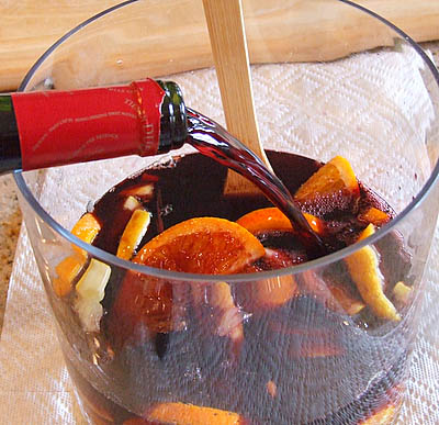 Sangria fruit wine