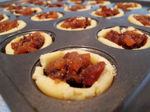 Mini Mince tarts unbaked