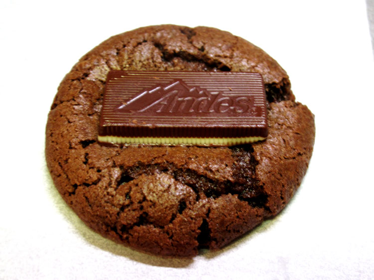 Andes Mint Chocolate Brownie Cookies mint2
