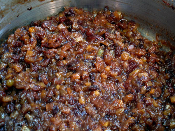 Mini Mince pie filling cooked