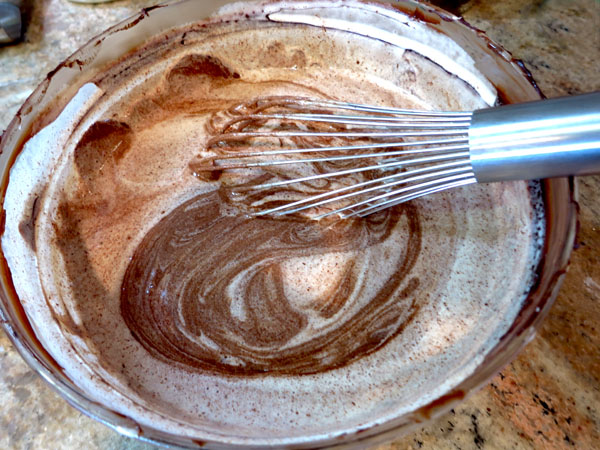 Sachertorte batter