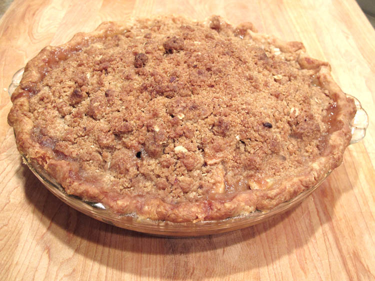 Apple Pie Streusel Topping Baked