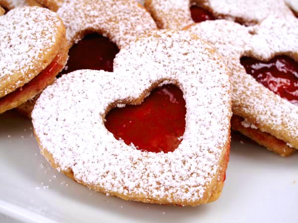 Linzer cookies
