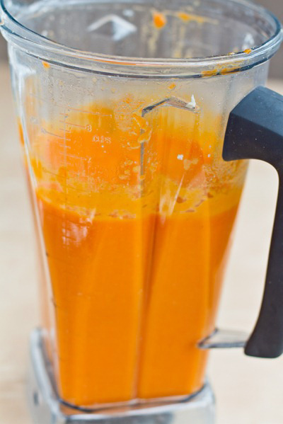 Carrot soup blender