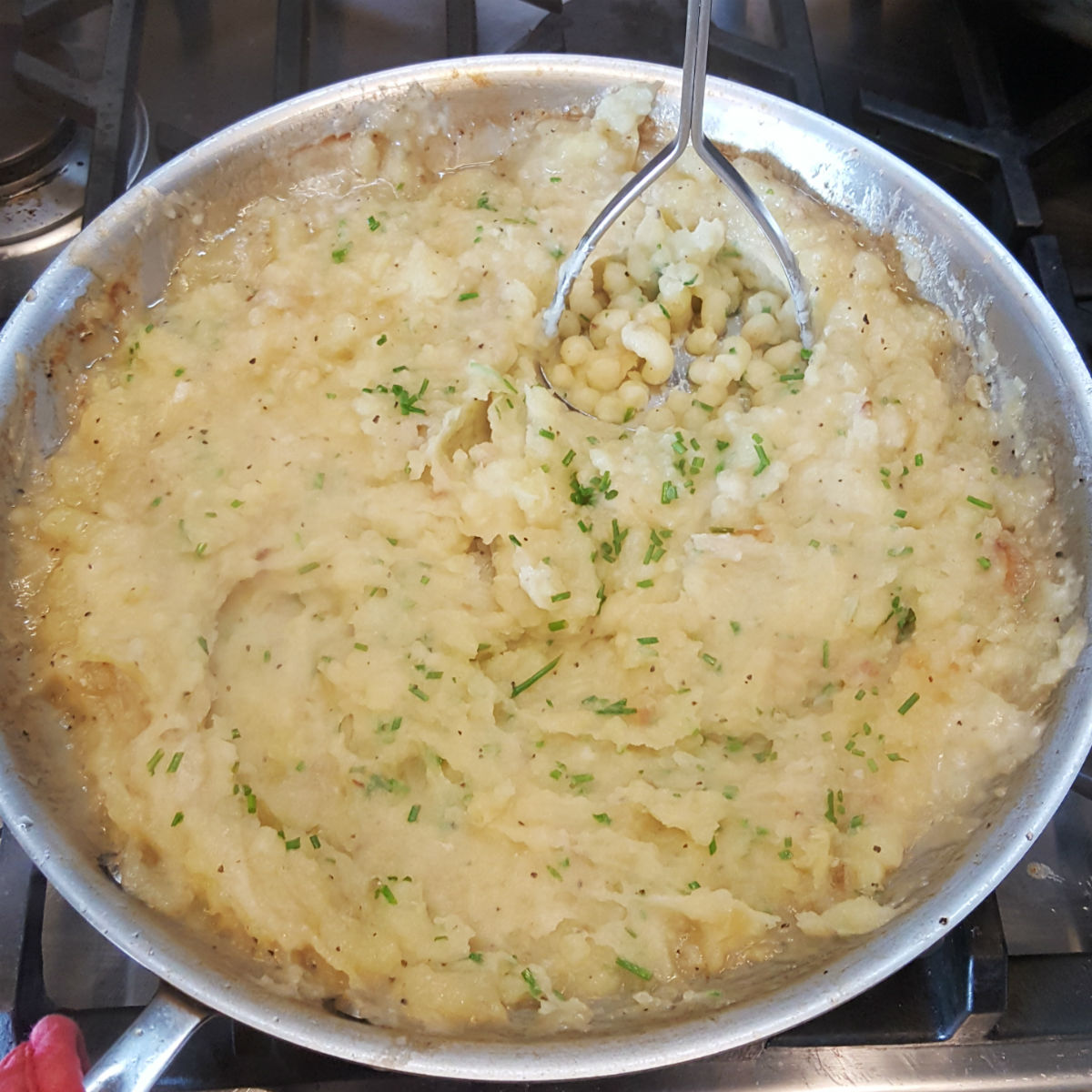 Spatchcock Chicken Mashed Potatoes