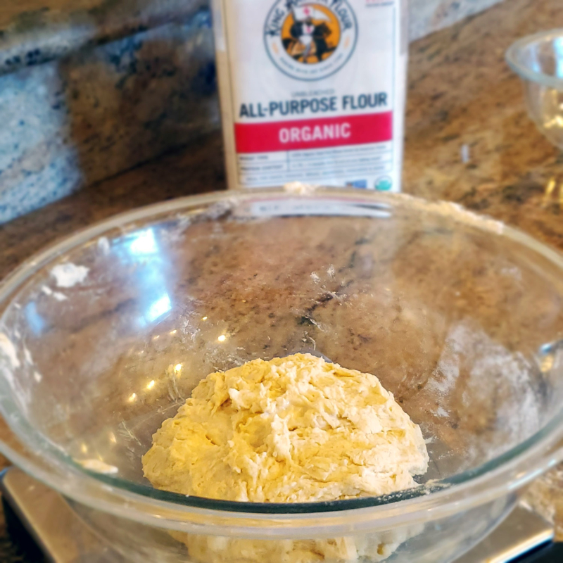 King Arthur Flour Super Easy Cheesy Pan Pizza dough ball