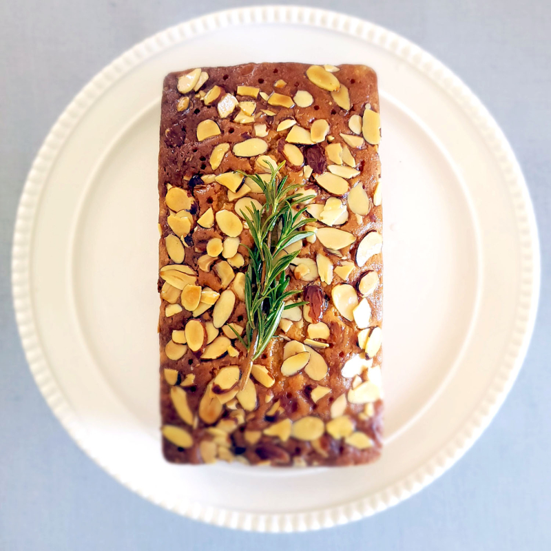 Lemon Almond Loaf Cake Rosemary Drizzle2