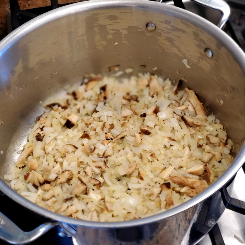 Onion Shitake Ginger Sauteed
